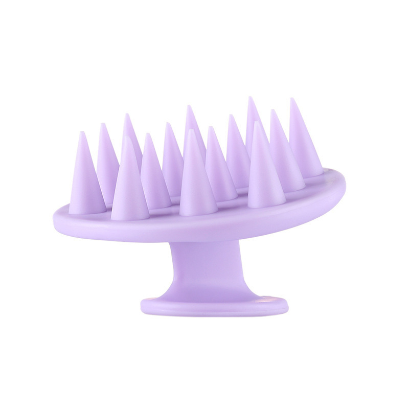 Shampoo Brush – Scalp Massager for Deep Cleaning and Relaxation (Pink, Green, Blue, Purple) - Image 6