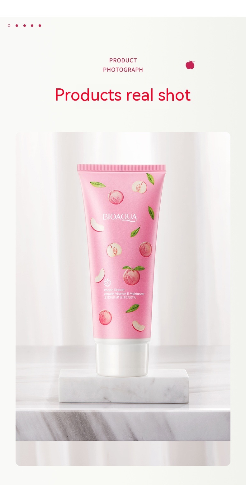Peach Lactic Acid Bacteria Vitamin E Body Lotion – Moisturizing & Mild - Image 5