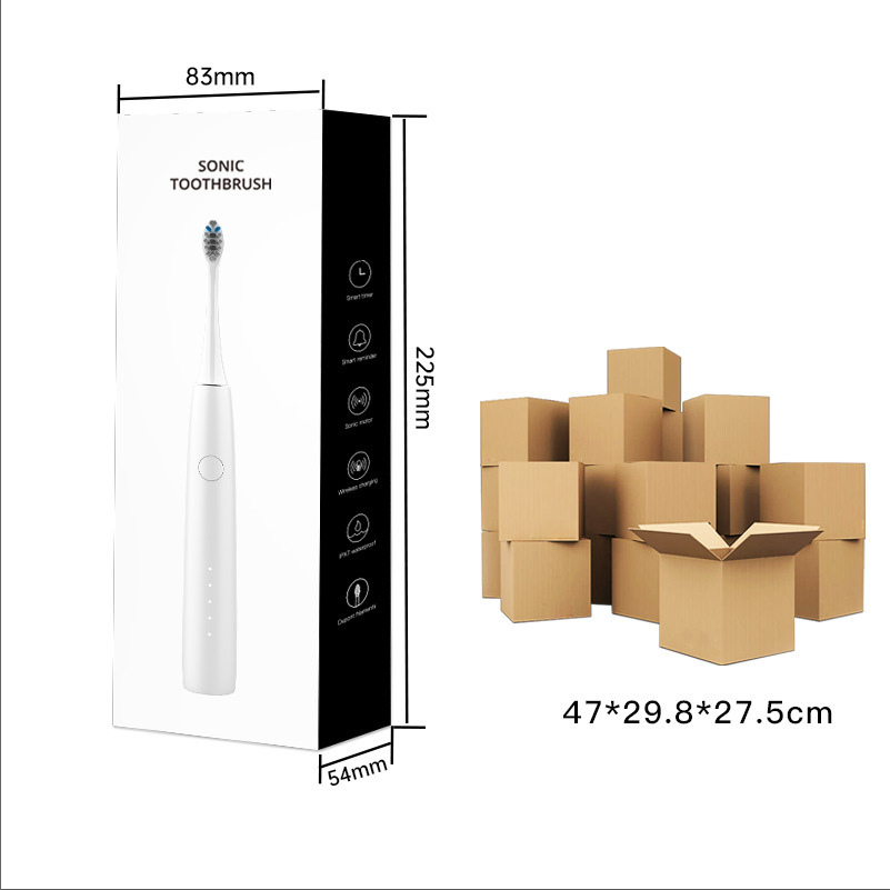 Smart Waterproof Electric Toothbrush – 5 Gears, USB Charging, IPX7 - Image 5