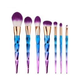 7-Piece Diamond Makeup Brush Set for Flawless Makeup Application