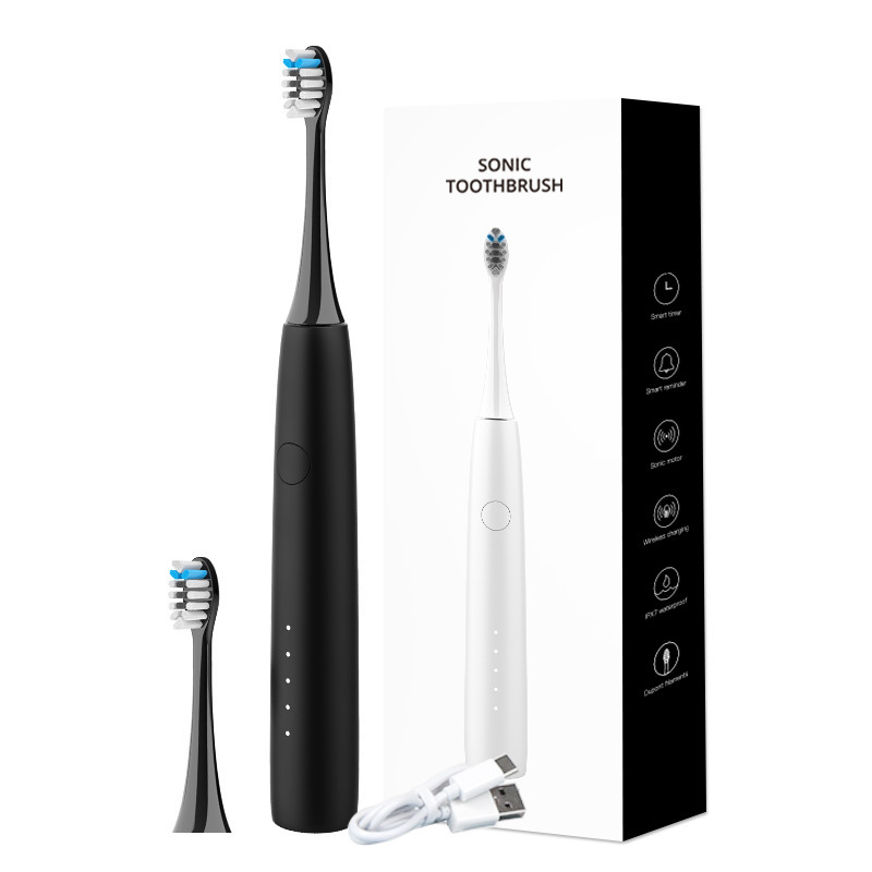 Smart Waterproof Electric Toothbrush – 5 Gears, USB Charging, IPX7 - Image 3