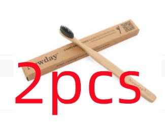 Natural Pure Bamboo Toothbrush – Eco-Friendly & Charcoal-Infused - Image 7