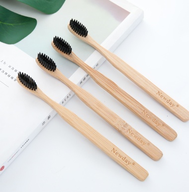 Natural Pure Bamboo Toothbrush – Eco-Friendly & Charcoal-Infused - Image 9