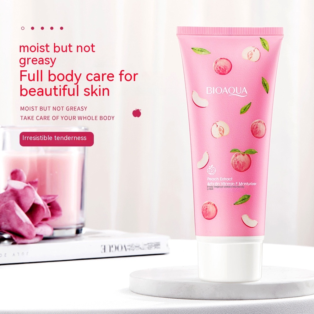 Peach Lactic Acid Body Lotion – Moisturizing & Mild with Natural Ingredients