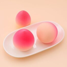 Peach Makeup Egg – Super Soft Air Cushion Beauty Sponge for Flawless Makeup