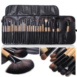 24 Pcs Makeup Brush Set – Professional Cosmetic Brushes for Foundation, Eyeshadow, and More – Gift Bag
