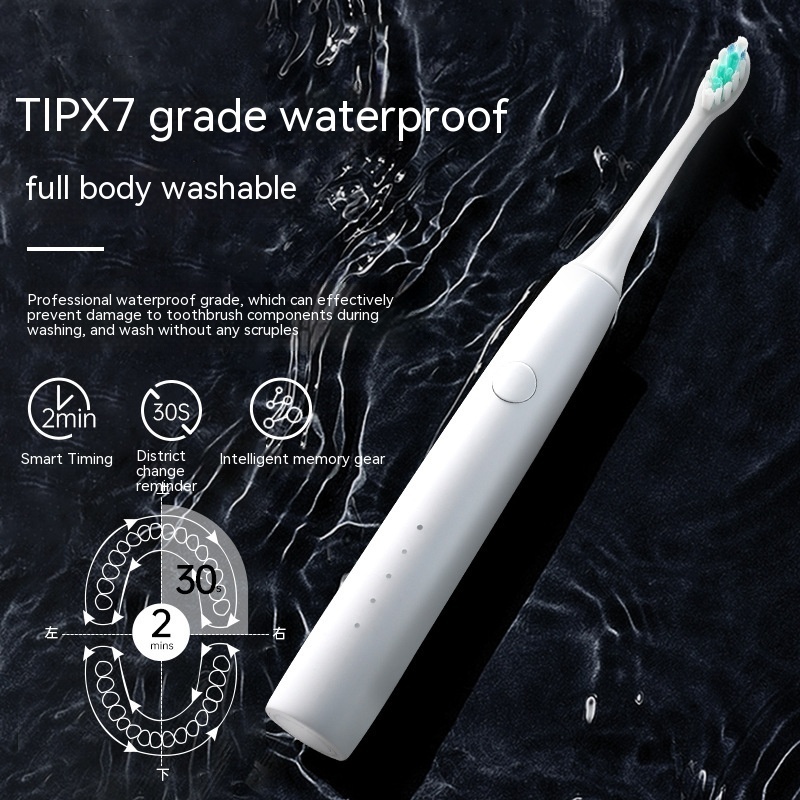 Smart Waterproof Electric Toothbrush – 5 Gears, USB Charging, IPX7 - Image 6